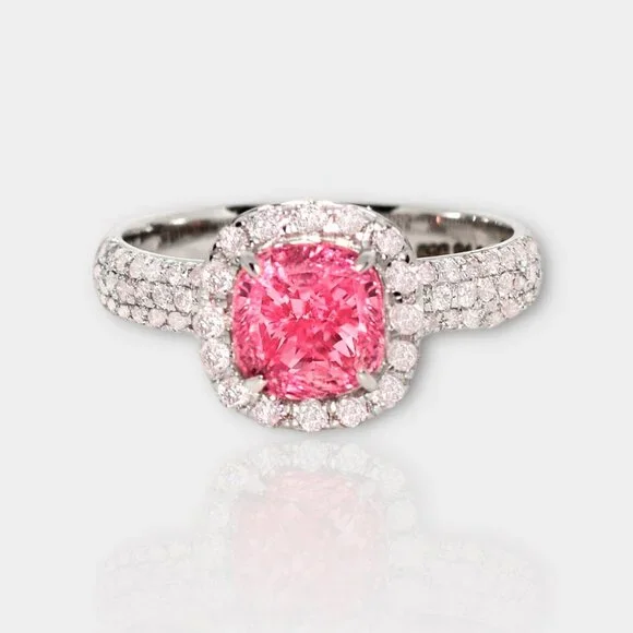 Pink Spinel Ring - Picture 2 of 8